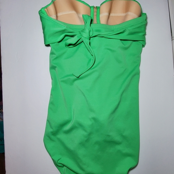 J. CREW Strapless One-Piece Swimsuit Tie-back  sz6 - Picture 3 of 6